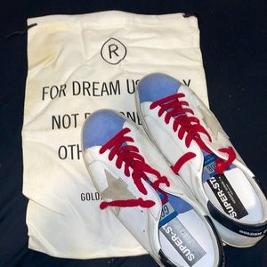 Newish pair of Golden Goose sneakers. I wore them once and that’s it.